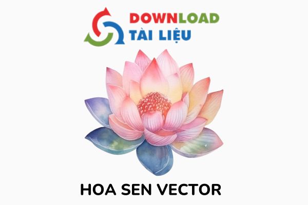 Hoa sen vector avatar