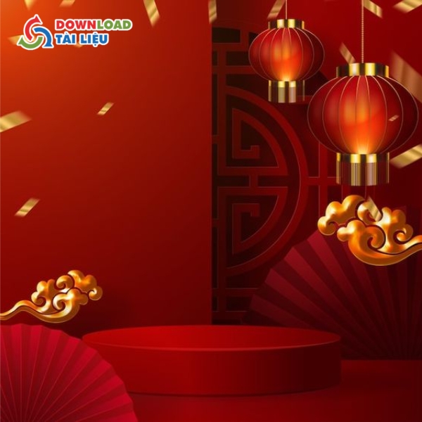 background tết 2020 vector