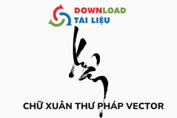 chu xuan thu phap vector avatar