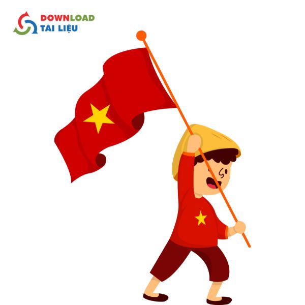 file vector cờ việt nam xung phong