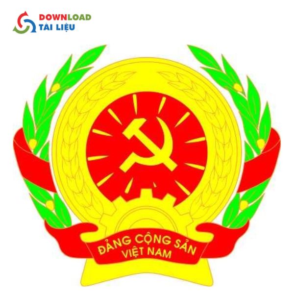 logo công an vector đảng cộng sản