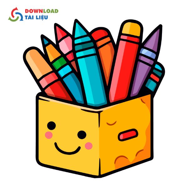 pencil vector nhiều màu sắc