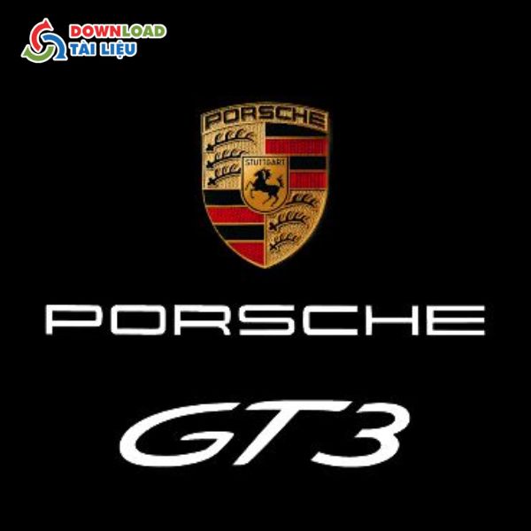 porsche logo vector gt3