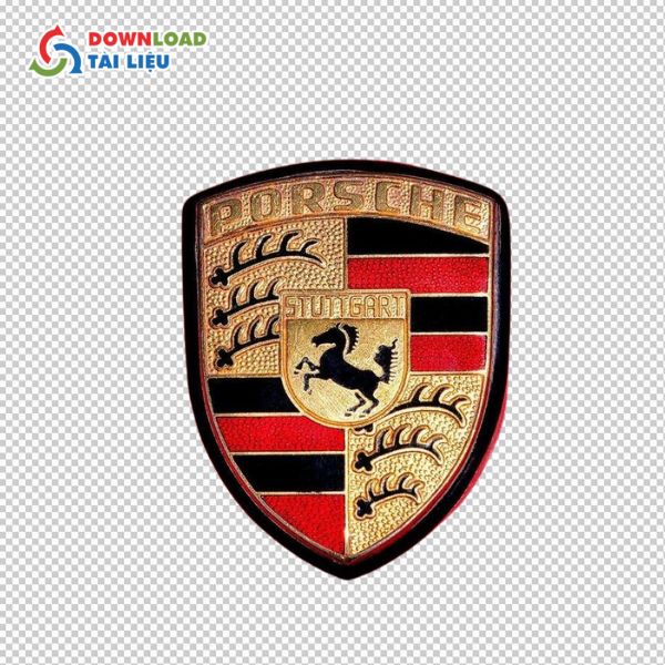 porsche logo vector miễn phí