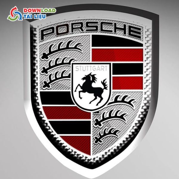 porsche logo vector uy nghiêm