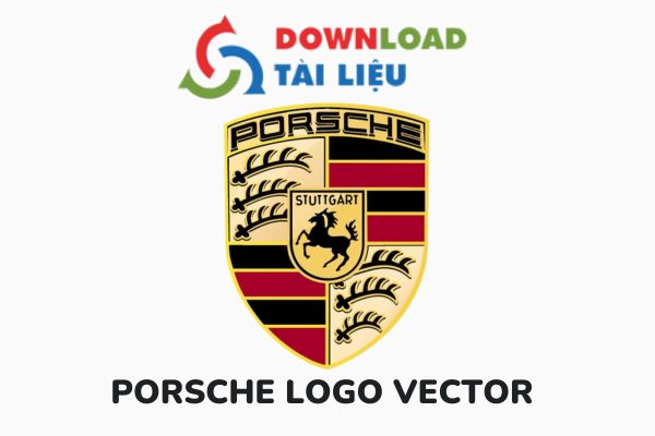 porsche logo vector avatar