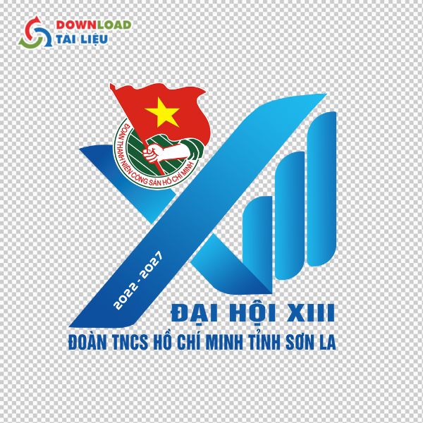 vector đoàn thanh niên logo đại hội xiii