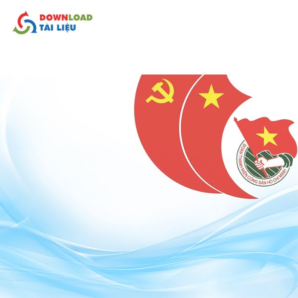 background vector đoàn thanh niên 