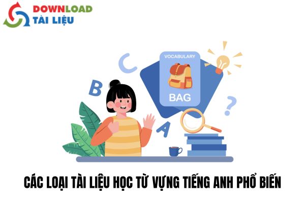 Các loại tài liệu học từ vựng tiếng Anh phổ biến