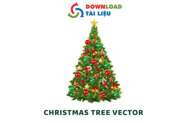 Christmas tree vector