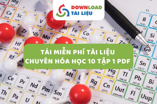 tài liệu chuyên hóa học 10 tập 1 pdf