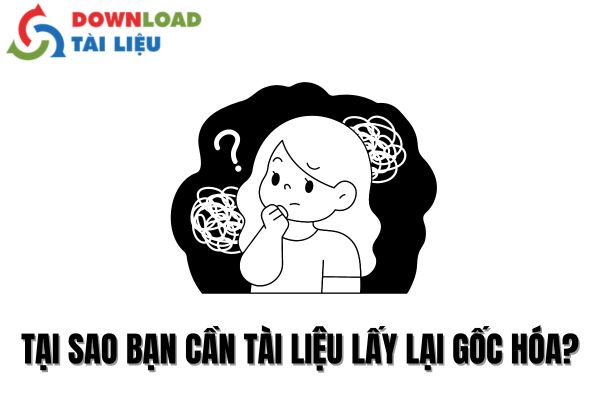 Tại Sao Bạn Cần Tài Liệu Lấy Lại Gốc Hóa