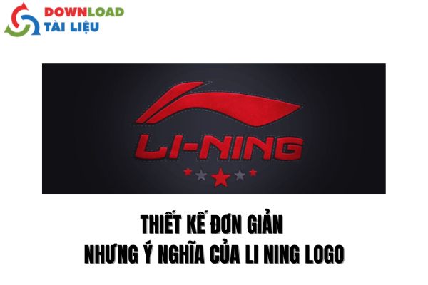 Thiết Kế Đơn Giản Nhưng Ý Nghĩa Của Li Ning Logo