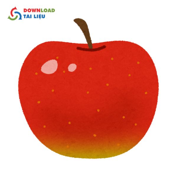 red apple vector