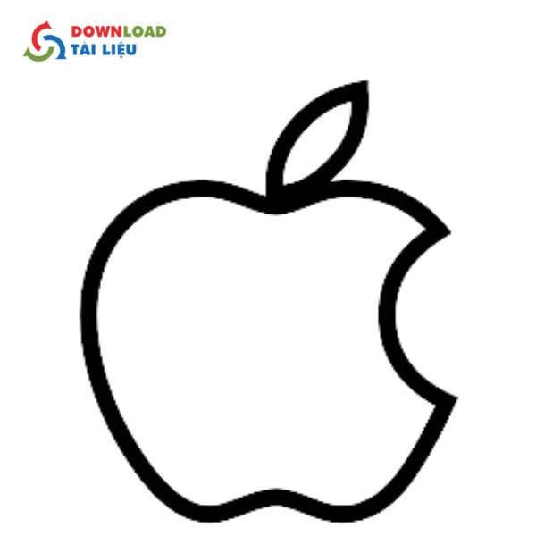 apple slice vector