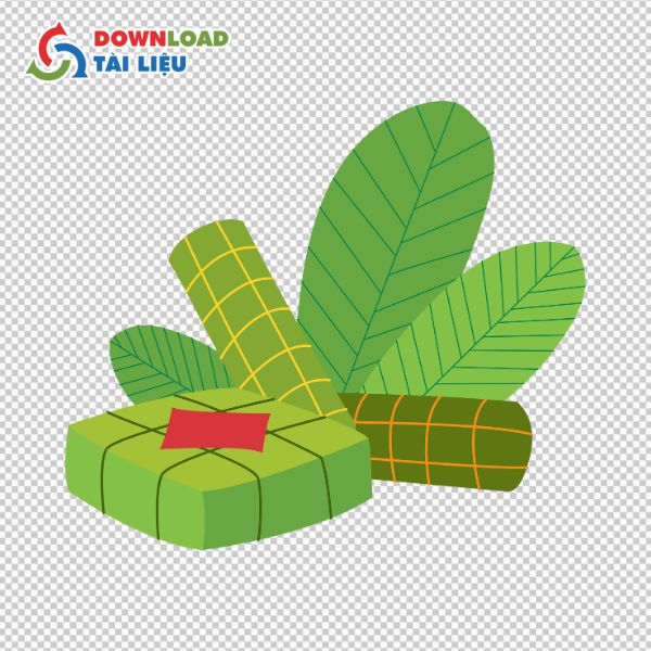 bánh chưng bánh tét vector