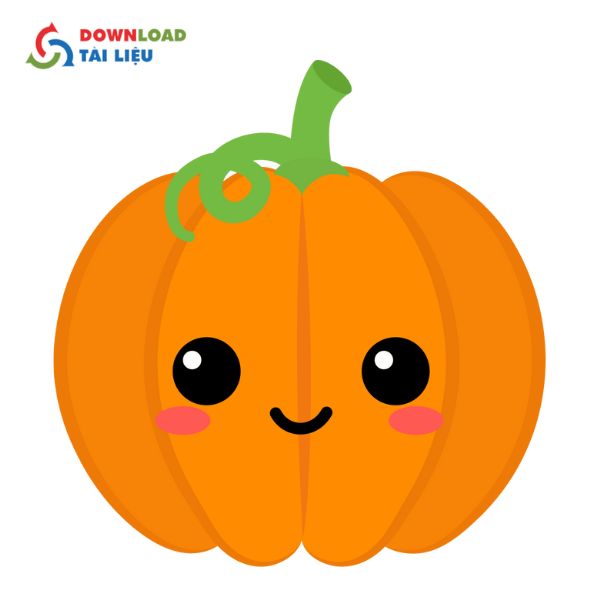 bí ngô halloween vector phiên bản dễ thương