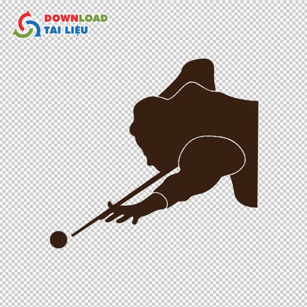 billiard player vector