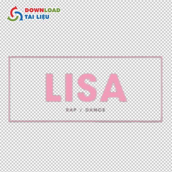 blackpink logo lisa