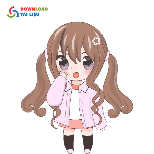 chibi girl vector