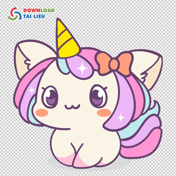 chibi vector unicorn