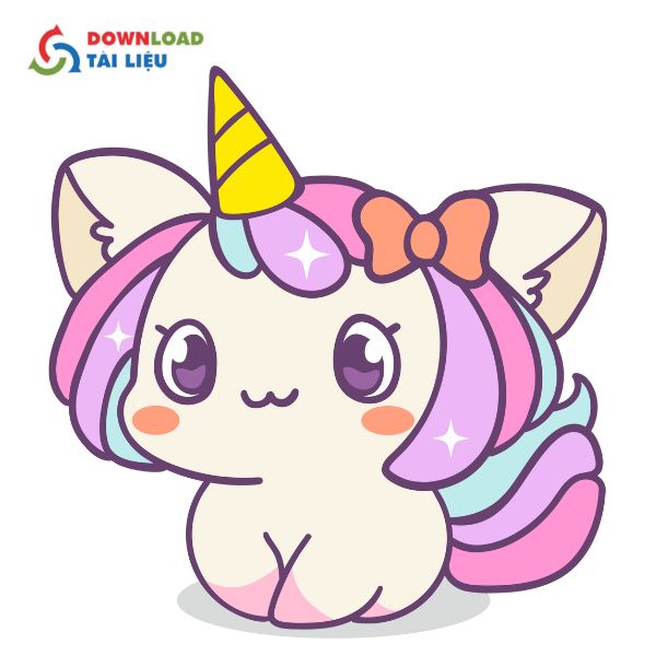 chibi vector unicorn