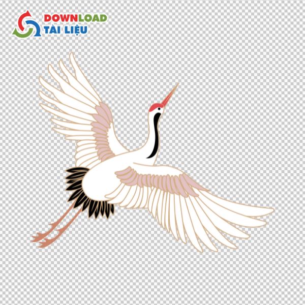 chim hạc vector png