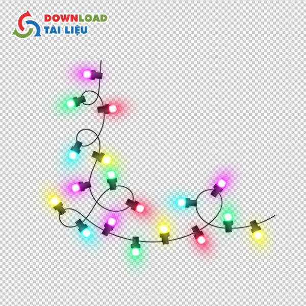 christmas light bulb vector free