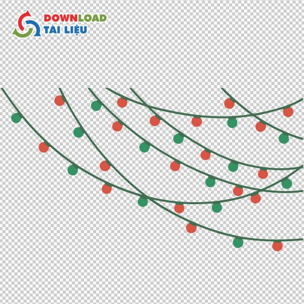 christmas lights vector art free