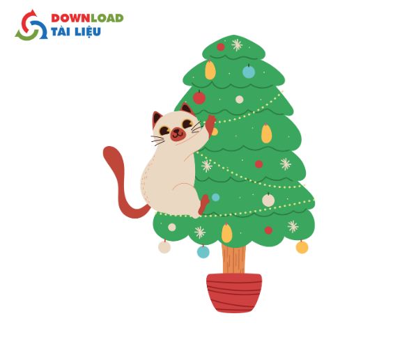 christmas tree vector 12