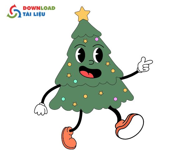 christmas tree vector 6