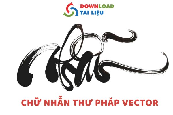 chu nhan thu phap vector