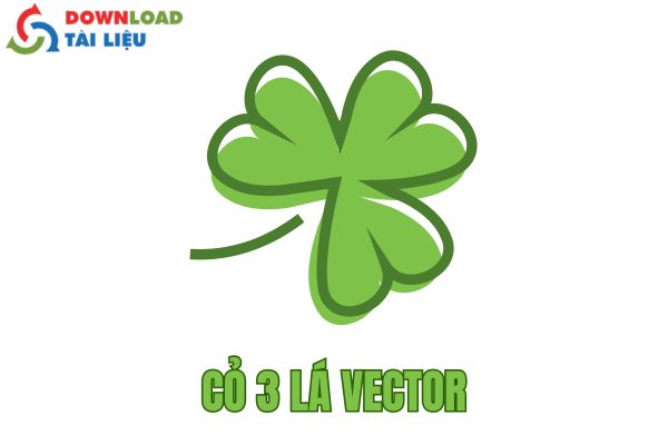 cỏ 3 lá vector