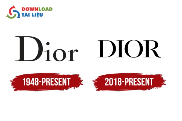 Tải 33+ Mẫu Dior Logo Vector Miễn Phí Cực Sắc Nét So sánh phiên bản logo dior hiện tại và trước 2018