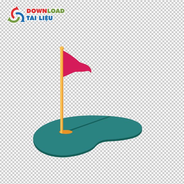 golf flag vector