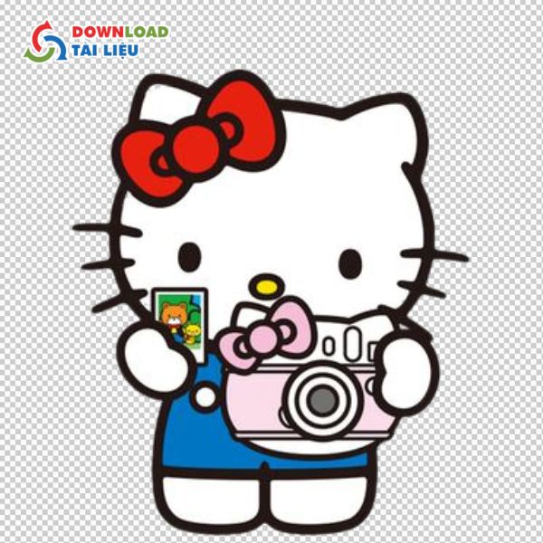 hello kitty background vector