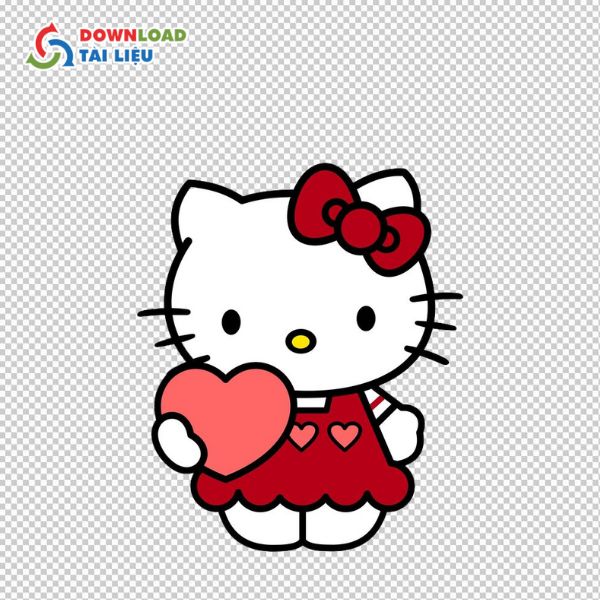 hello kitty vector hình vẽ