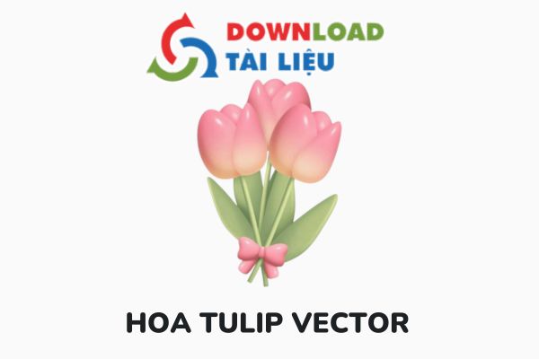 hoa tulip vector avatar