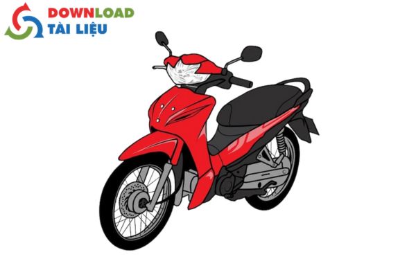 honda motorcycle vector