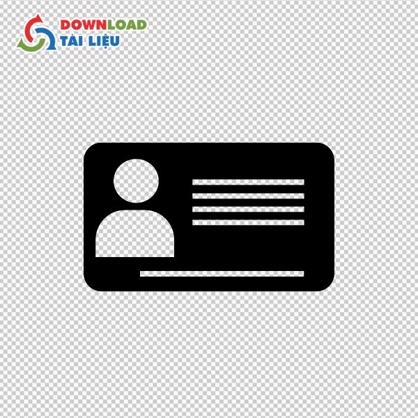 icon card visit vector