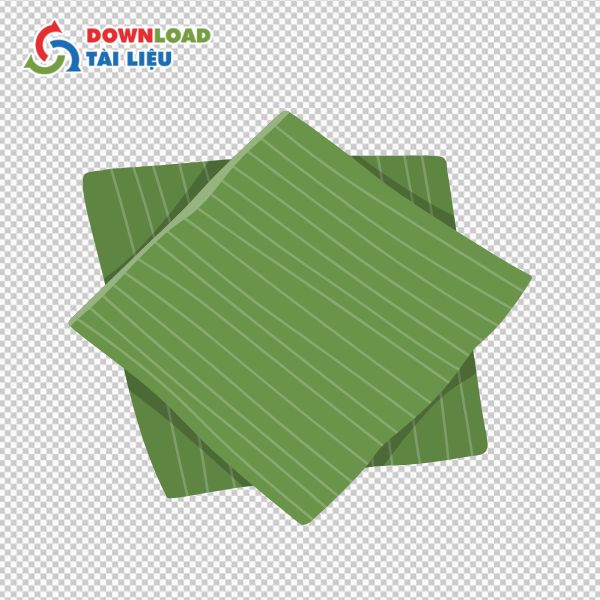 lá chuối vector png