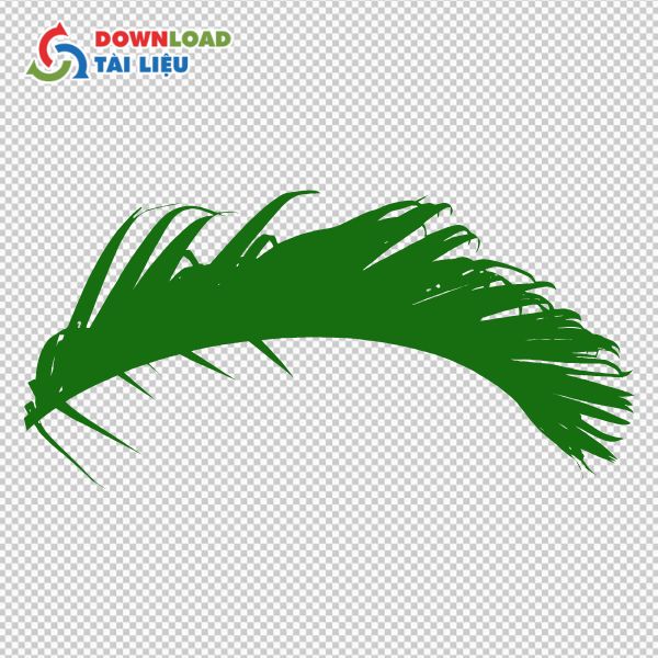 lá dừa vector png