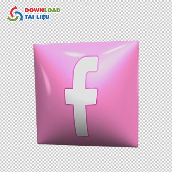 logo facebook pink