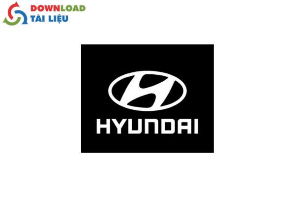 logo hyundai vector