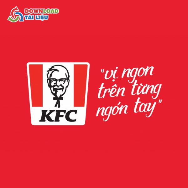 logo kfc kèm slogan