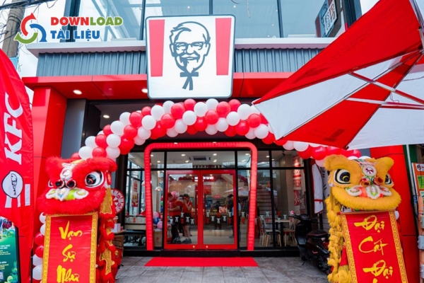 Cửa hàng thương hiệu gà rán KFC