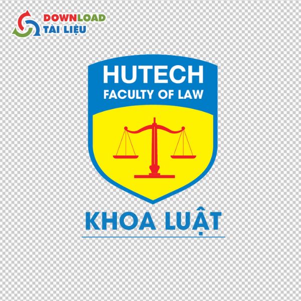 logo khoa luật Hutech