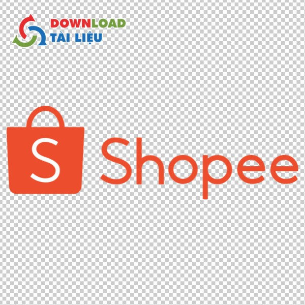 Mẫu Logo của Shopee PNG nền trắng – dùng cho slide PowerPoint Canva