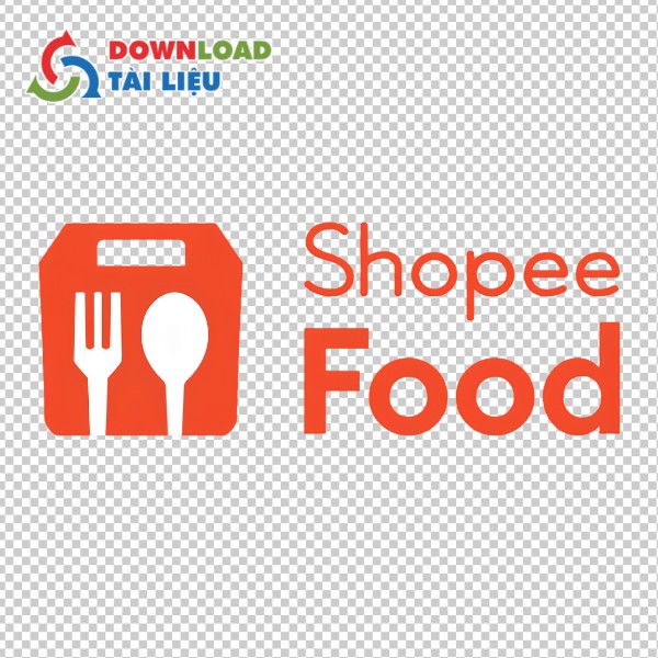 Mẫu Logo Shopee Food vector – dịch vụ giao đồ ăn tải miễn phí