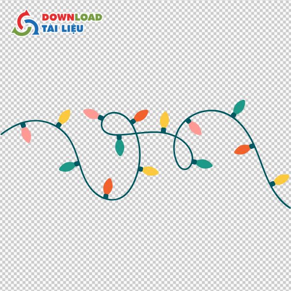 mẫu christmas light bulb vector free